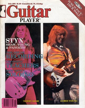 Guitar Player July 1981 cover